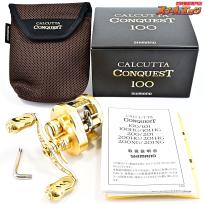 【シマノ】 21カルカッタ コンクエスト 100 ゴメクサス90mmカスタムハンドル&スタードラグ装着 SHIMANO CALCUTTA CONQUEST