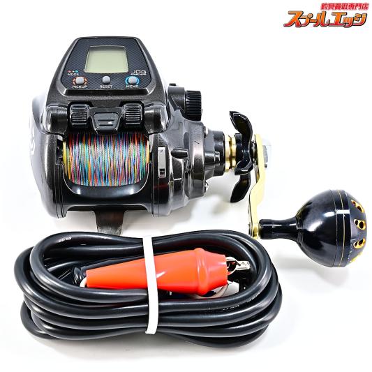 【ダイワ】 17レオブリッツ S500J ゴメクサス45mmアルミハンドルノブ装着 使用距離131.3km 使用300時間 DAIWA LEOBRITZ