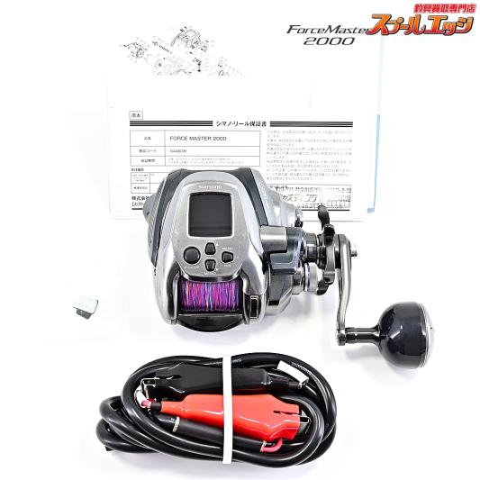 【シマノ】 24フォースマスター 2000 使用距離21.5km 使用29.5時間 SHIMANO FORCE MASTER