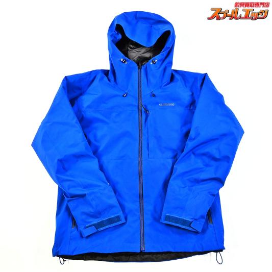 【シマノ】 ゴアテックス ウォームレインジャケット RB-01JU サイズアジアXL ブルー SHIMANO GORE-TEX WARM RAIN JACKET K_060