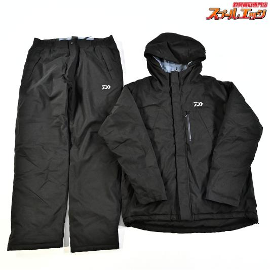 【ダイワ】 レインマックス ウインタースーツ DW-3523 ブラック 上下セット サイズアジアL DAIWA K_100