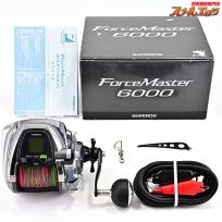【シマノ】 フォースマスター 6000 使用距離116.8km 使用233.5時間 未使用PEラインYGK10号300m装着 SHIMANO FORCE MASTER