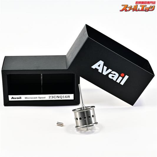 【アベイル】 マイクロキャストスプール 23CNQ16R ガンメタ 23カルカッタコンクエストBFS用 Availe Micro Cast Spool