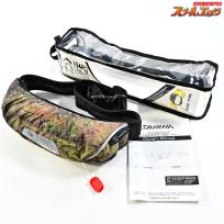 【ダイワ】 インフレータブルライフジャケット DF-2222 桜マーク有 2022年03月製造分 カラーリアルレイク サイズフリー DAIWA K_060