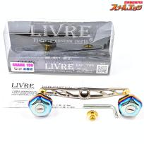 【リブレ】 クランク 130 チタン PT35ノブ ダイワ左用センターナット付 LIVRE CRANK