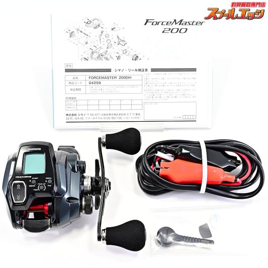 【シマノ】 23フォースマスター 200DH 使用距離0km 使用0時間 SHIMANO FORCE MASTER