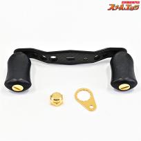 【KTF】 IXA オフセットカーボンハンドル 85mm シマノ左用ハンドルナット&リテーナー付 ゴールド KTF