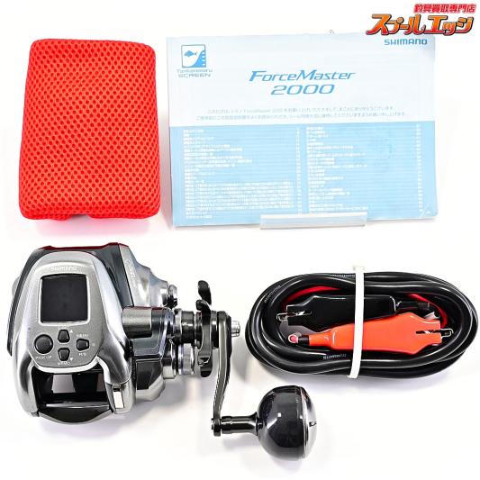 【シマノ】 24フォースマスター 2000 使用距離10.2km 使用20.5時間 SHIMANO FORCE MASTER
