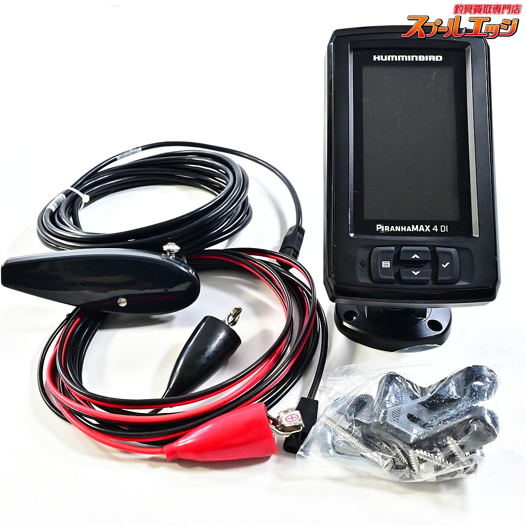 【ハミンバード】 ピラニアマックス4 DI 振動子付 魚群探知機 魚探 HUMMINBIRD PIRANHA MAX K_100