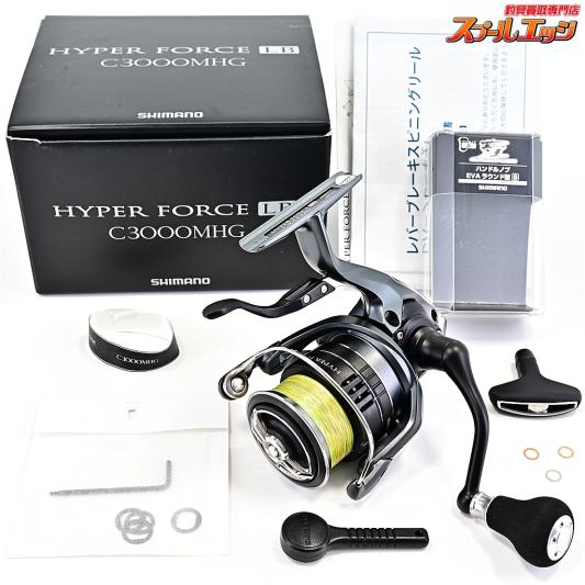 【シマノ】 23ハイパーフォース LB C3000MHG 夢屋ハンドルノブEVAラウンド型S装着 SHIMANO HYPER FORCE