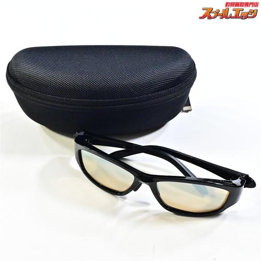 【ティムコ】 サイトマスター ウルティモプラス ブラック 77-51351 ライトブラウン/シルバーミラー 偏光サングラス ケース付 TIEMCO SIGHTMASTER K_060