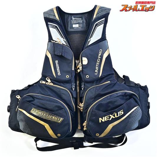 【シマノ】 ネクサス リミテッドプロ リフレクトフローティングベスト VF-112R サイズアジアL リミテッドブラック SHIMANO NEXUS LIMITED PRO K_100